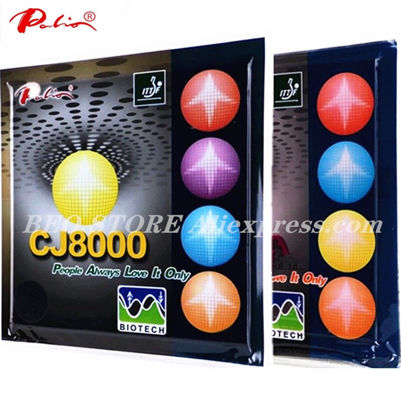 Table Tennis Grip Types - Palio CJ8000 BIOTECH Table Tennis Rubber