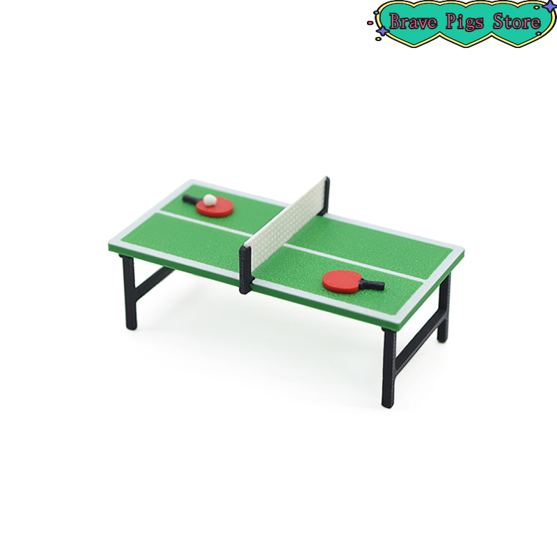 Table Tennis No 1 - 1:12 Miniature Table Tennis Racket Model