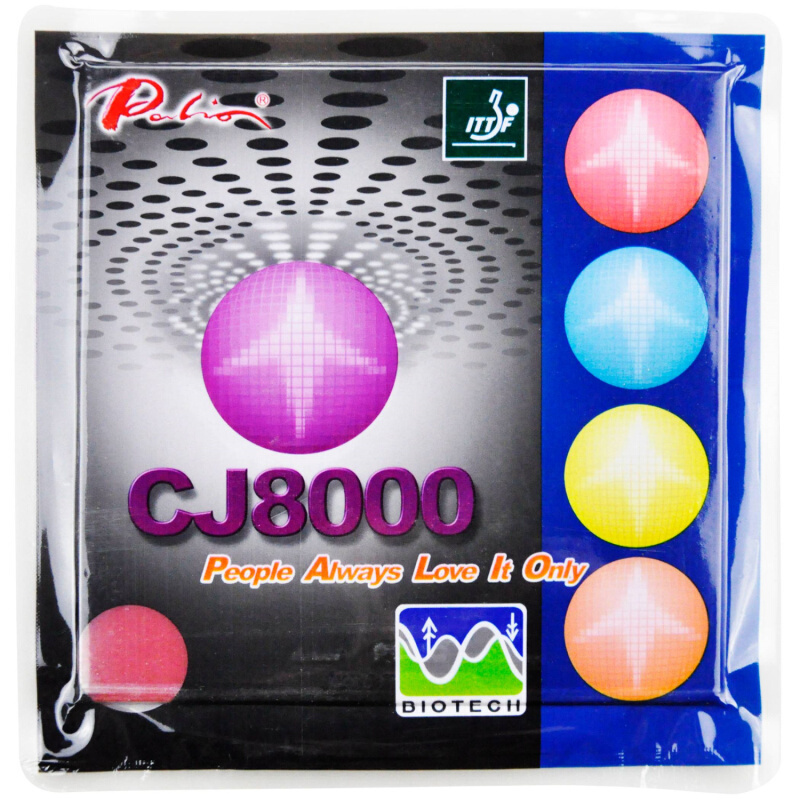 Table Tennis Grip Types - Palio CJ8000 BIOTECH Table Tennis Rubber