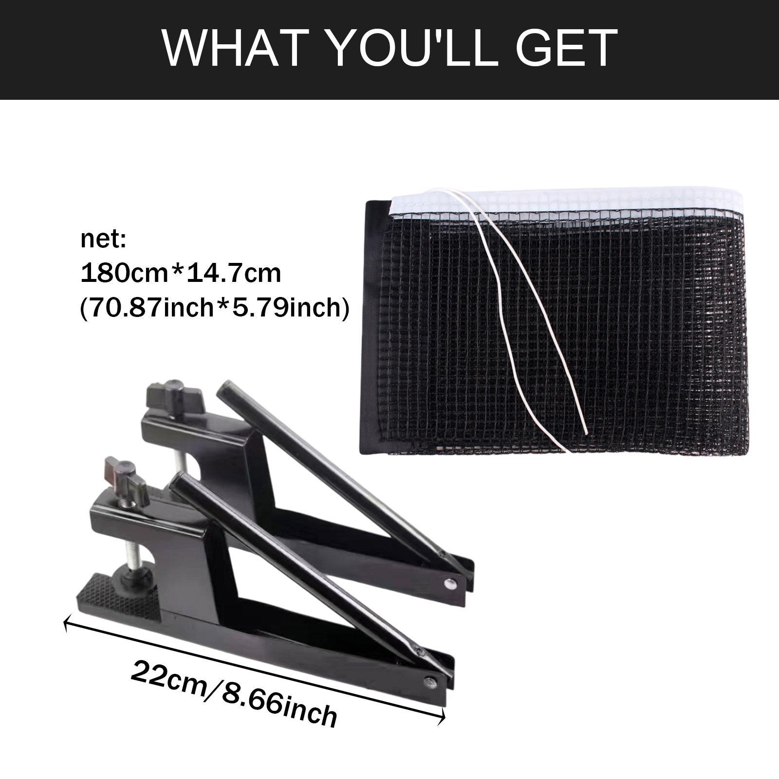 Table Tennis Net Set - Folding Table Tennis Net and Post