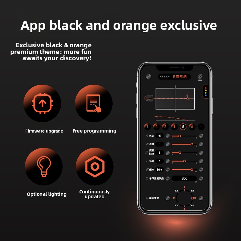 OMNI-PRO Pro Black Orange Excl - đánh giá và giá Table Tennis App