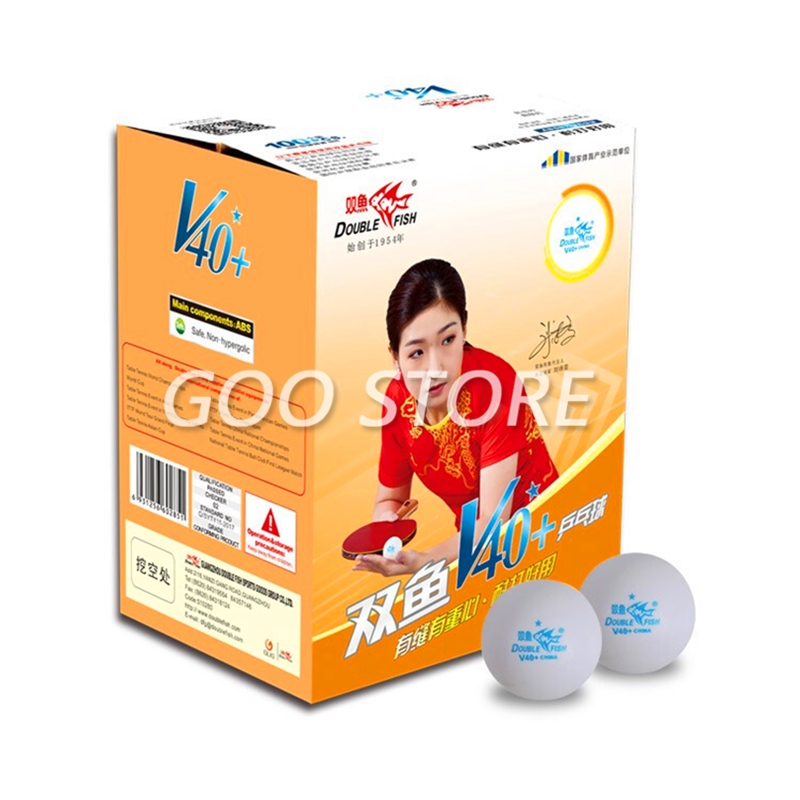 100 balls Double Fish V40+ 1-S - đánh giá và giá Table Tennis Video Game