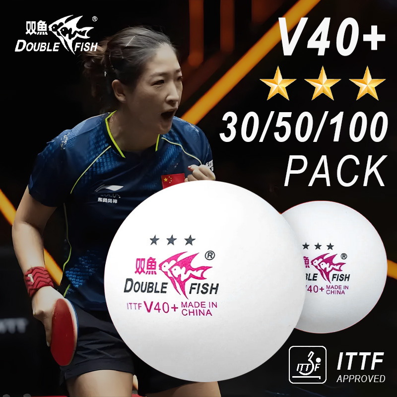 DOUBLE FISH 3 Star V40+ 30/50/ - đánh giá và giá Table Tennis Video Game