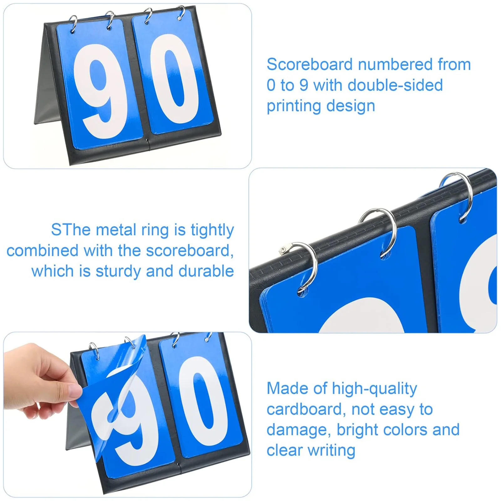 2 Pcs Scoreboard Flipper - 2 D - đánh giá và giá Table Tennis Score