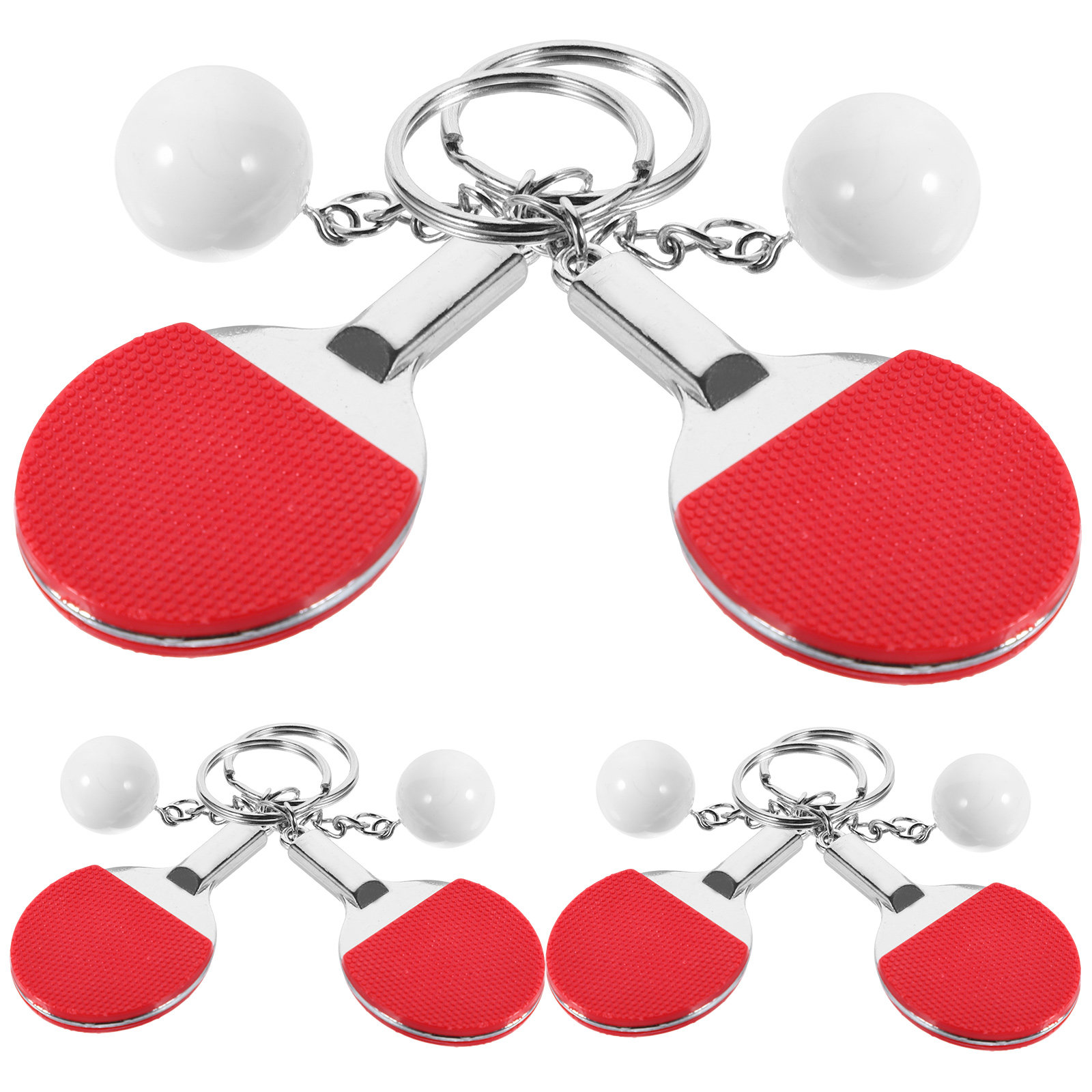 6Pcs Table Tennis Ball Keychai - đánh giá và giá Table Tennis Keychain
